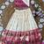 offwhite paithani pattu pavadai for girls ethnic wear