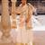 Ivory embroidered crepe kurta set