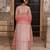 Pink embroidered silk kurta set