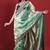 Green Color Embroidered Tissue Silk blend Saree