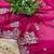 Rani Pink Color Embroidered Rangoli Silk Blend Saree