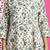 Beige & grey women's pure cotton jaipuri printed western dress