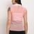 Light pink poly georgette women's top