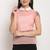 Light pink poly georgette women's top