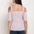 Light purple poly georgette women's top