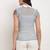Grey poly georgette women's top