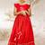 girls traditional red silk lehenga set with thread embroidery 
