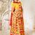 mustard & red girls lehenga set 