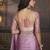 Dusty lavender fancy silk with designer work blouse for wedding party