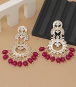 Kundan type zumka earring for girls
