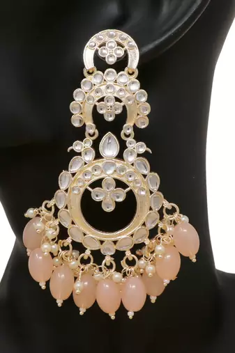 Kundan type zumka earring for girls
