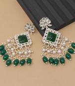 Kundan type zumka earring for girls