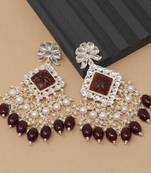 Kundan type zumka earring for girls