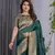 Green Color Zari Woven Banarasi Art Silk Saree