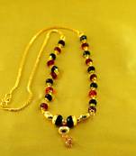 beads polki kundun moti mala size-17"inch 