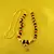 beads polki kundun moti mala size-17"inch 