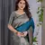 Teal Color Zari Woven Banarasi Art Silk Saree