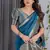 Teal Color Zari Woven Banarasi Art Silk Saree