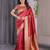 Red Color Zari Woven Banarasi Art Silk Saree