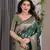 Green Color Zari Woven Banarasi Art Silk Saree