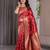 Red Color Zari Woven Banarasi Art Silk Saree
