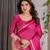 Pink Color Zari Woven Banarasi Art Silk Saree