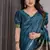 Teal Color Zari Woven Banarasi Art Silk Saree