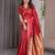 Red Color Zari Woven Banarasi Art Silk Saree