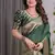 Green Color Zari Woven Banarasi art Silk Saree
