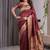 Maroon Color Zari Woven Banarasi Silk Saree