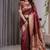 Maroon Color Zari Woven Banarasi Silk Saree
