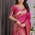 Pink Color Zari Woven Banarasi Art Silk Saree