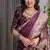 Wine Color Zari Woven Banarasi Art Silk Saree
