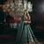 TEAL BLUE Premium Mulmul Silk Lehenga Choli with Heavy Embroidery & Can Can Flair