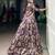 Lovender Floral Printed Tasar Silk Flared Lehenga with Stitched Blouse and Koti