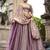 Elegant Lavender Fendi Silk Lehenga Choli with Zari and Lace Detailing Dupatta