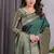 Green Color Zari Woven Banarasi Art Silk Saree
