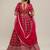 Women's Pink Georgette Sequins With Zari Embroidery Lehenga