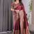 Maroon Color Zari Woven Banarasi Art Silk Saree