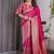 Pink Color Zari Woven Banarasi Art Silk Saree