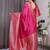 Pink Color Zari Woven Banarasi Art Silk Saree
