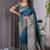 Teal Color Zari Woven Banarasi Art Silk Saree