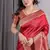 Red Color Zari Woven Banarasi Art Silk Saree