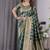 Green Color Zari Woven Banarasi Art Silk Saree