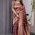 Maroon Color Zari Woven Banarasi Art Silk Saree