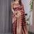 Maroon Color Zari Woven Banarasi Art Silk Saree