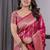 Pink Color Zari Woven Banarasi Art Silk Saree