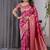 Pink Color Zari Woven Banarasi Art Silk Saree