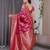 Pink Color Zari Woven Banarasi Art Silk Saree