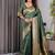 Green Color Zari Woven Banarasi Art Silk Saree